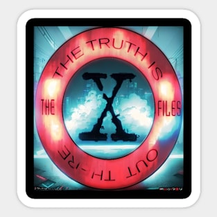The Truth is Out There / X file Sticker